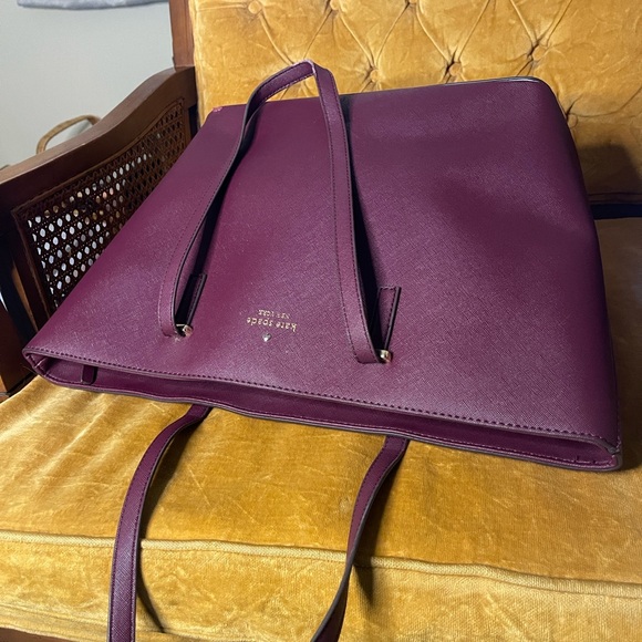 Kate Spade Deep Purple Tote Bag - Picture 7 of 10